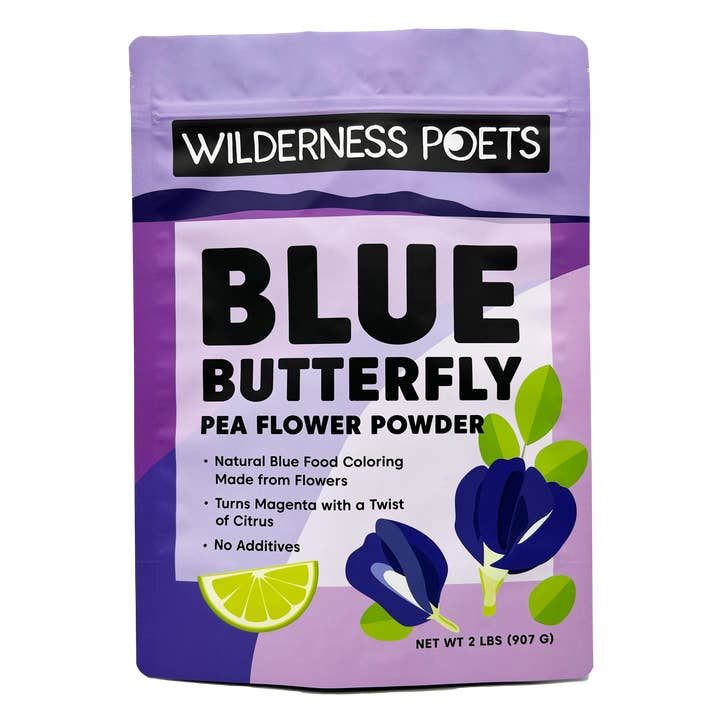 Wilderness Poets - Wholesale Protein/Superfood Powder - Blue Butterfly Pea Flower Powder (Blue Matcha)12