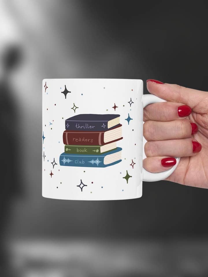 Thrillerläsarnas bokklubbsmugg för wholesale av Live Inside Pages Shop