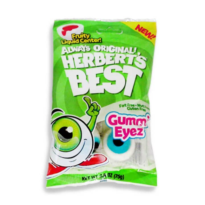 Herbert's Best Gummi Eyez, 2,6 oz, étui 12 carats pour la vente par Grandpa Joe's Candy Shop