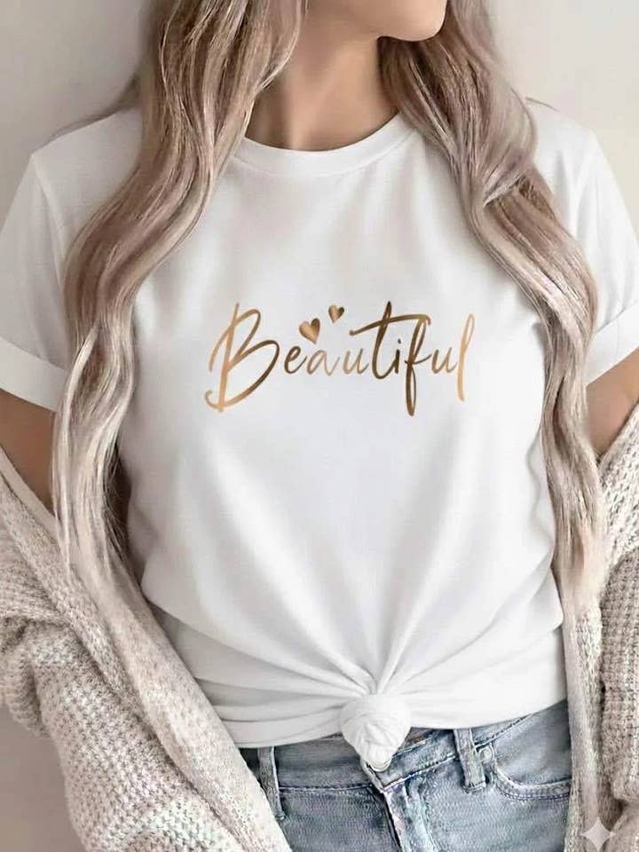 Camiseta estampada 100% Algodón - 9755-12 para venta al por mayor de ESTEE BROWN