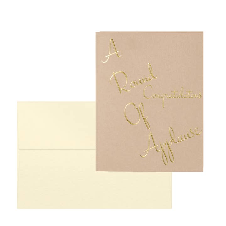 WowWordZ - Wholesale Congratulations Card - Congratulations Card – Graduation & Retirement – Gold Foil3