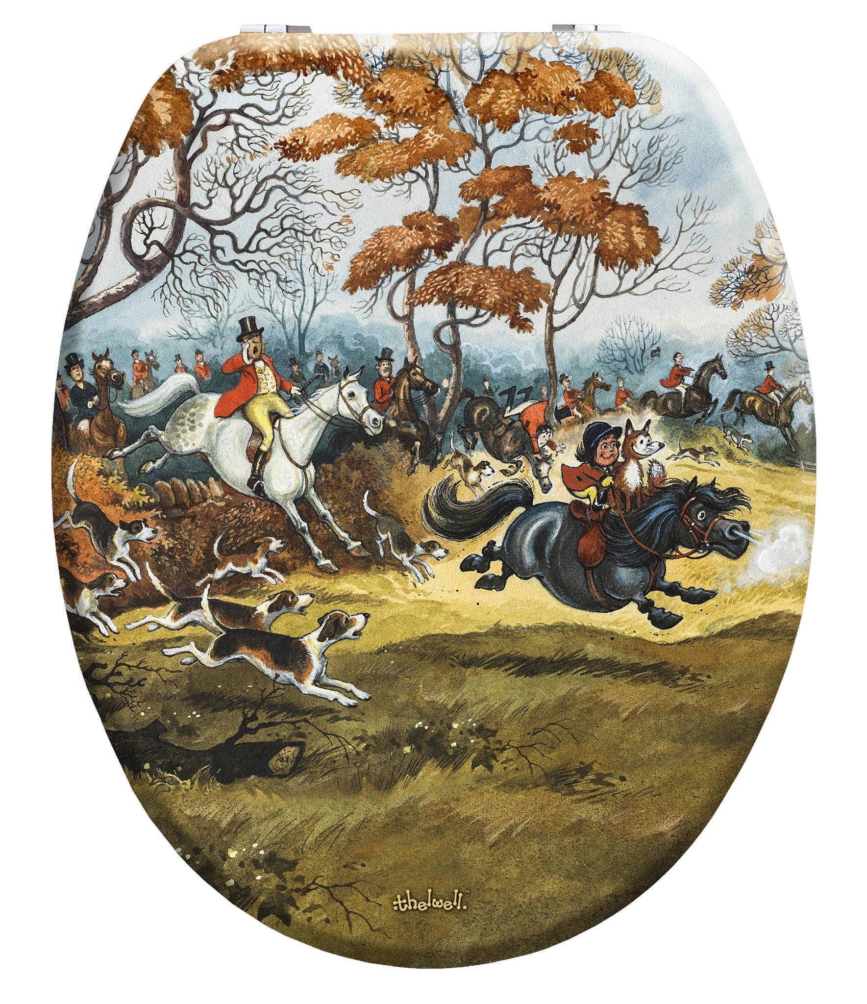 LOOPRINTS - Vendita all'ingrosso Coprisedile per WC - Sedile WC con chiusura ammortizzata - Horse & Pony Riding Gifts & Decor FC4