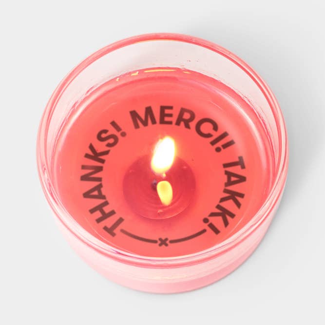 Secret Message Candle - Thanks! for wholesale by 54 Celsius