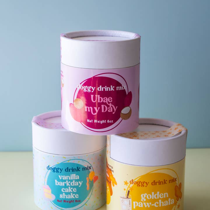 Barkley & Blue - Wholesale Pet Treats - Dog - Golden Paw-chata - Dog Drink Mix & Latte Mix for Dogs1