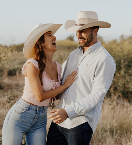 American Hat Makers - Venta al por mayor Sombrero cowboy - Unisex - Sombrero Vaquero de Paja - Estilo Austin15