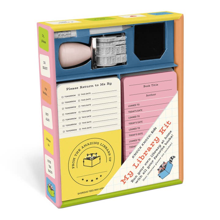 Knock Knock Kids Kids Library Kit (Craft Kit) for wholesale by Abrams & Chronicle Books