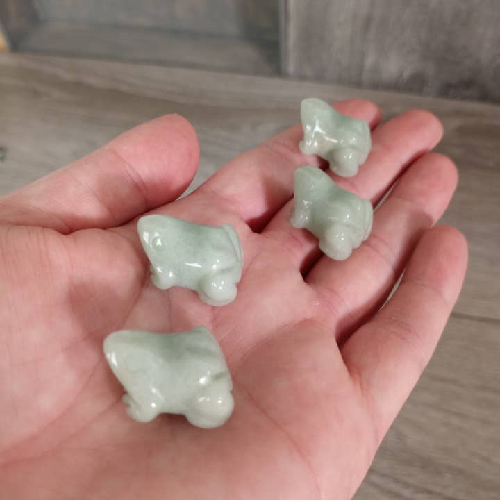 Keystone Crystals - Wholesale Decorative Figurine - Small Gemstone Frog Figurines – Carved Crystal Animal Decor2