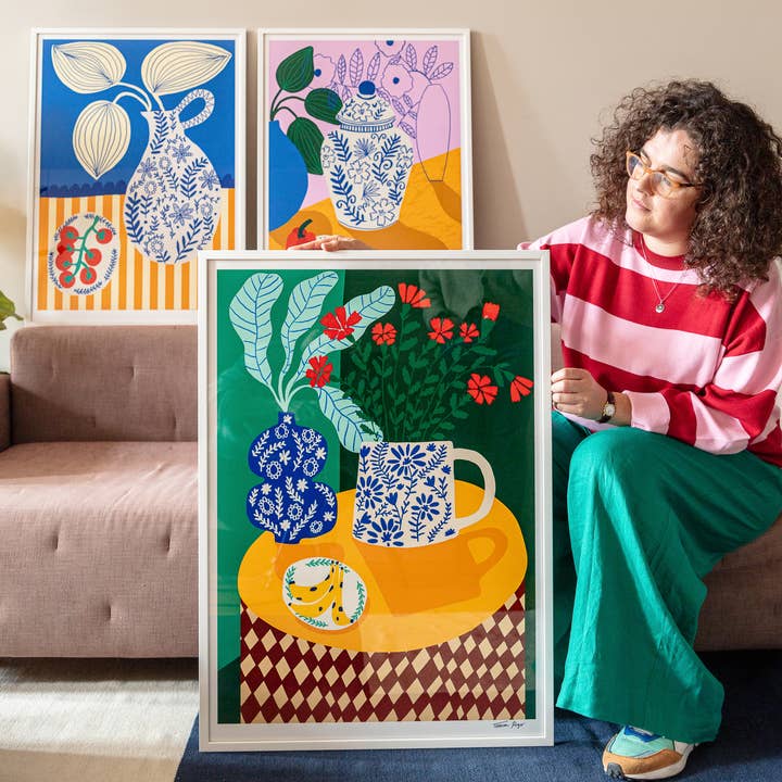 Teresa Rego - Wholesale Art Print - Porcelain and Carnations4