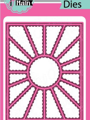 Sunburst Cover Die for wholesale by Pink and Main