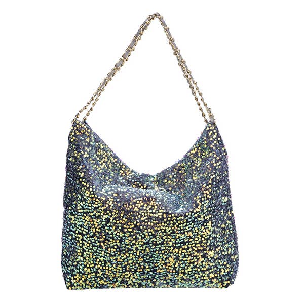 Nima Accessories Inc - Wholesale Shoulder Bag - Women's - Ladies Sequined Shoulder Handbag4