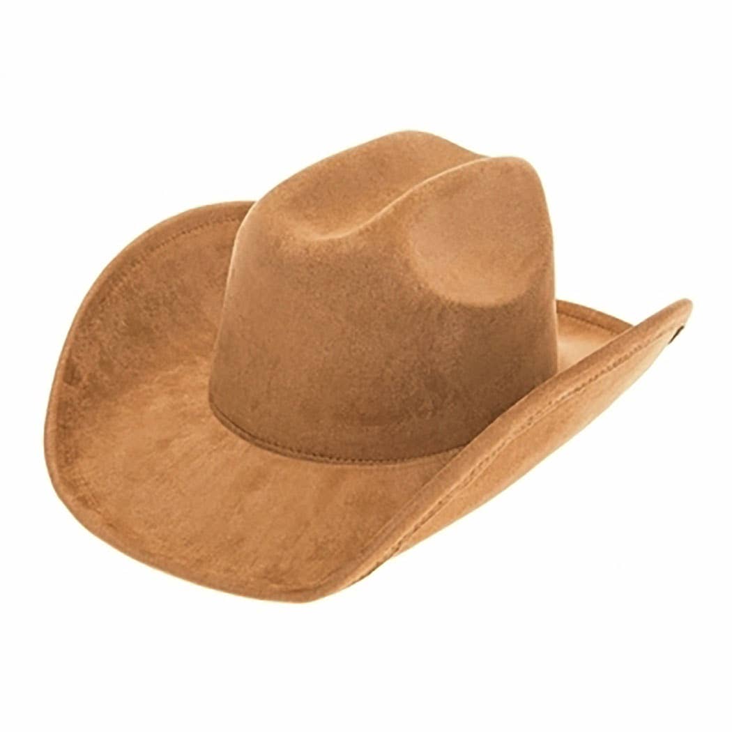 AdornWise - Wholesale Cowboy Hat - Unisex - Vegan Suede Western Cattleman Hat6