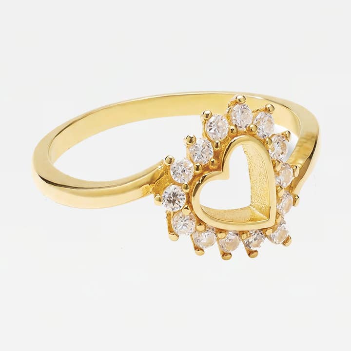 Der Marie-Herz-Ring für den Großhandel von The M Jewelers