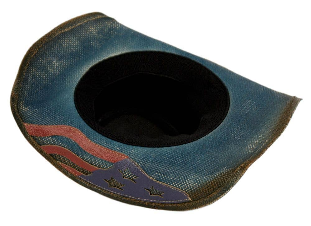 Epoch hats - Vendita all'ingrosso Cappello da cowboy - Unisex - Cappello da cowboy western vintage con distintivo con aquila3