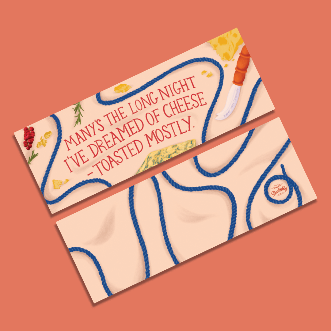 Bookishly (US Duties Paid) - Wholesale Bookmark - Treasure Island "I Dreamed of Cheese “ Bookmark0