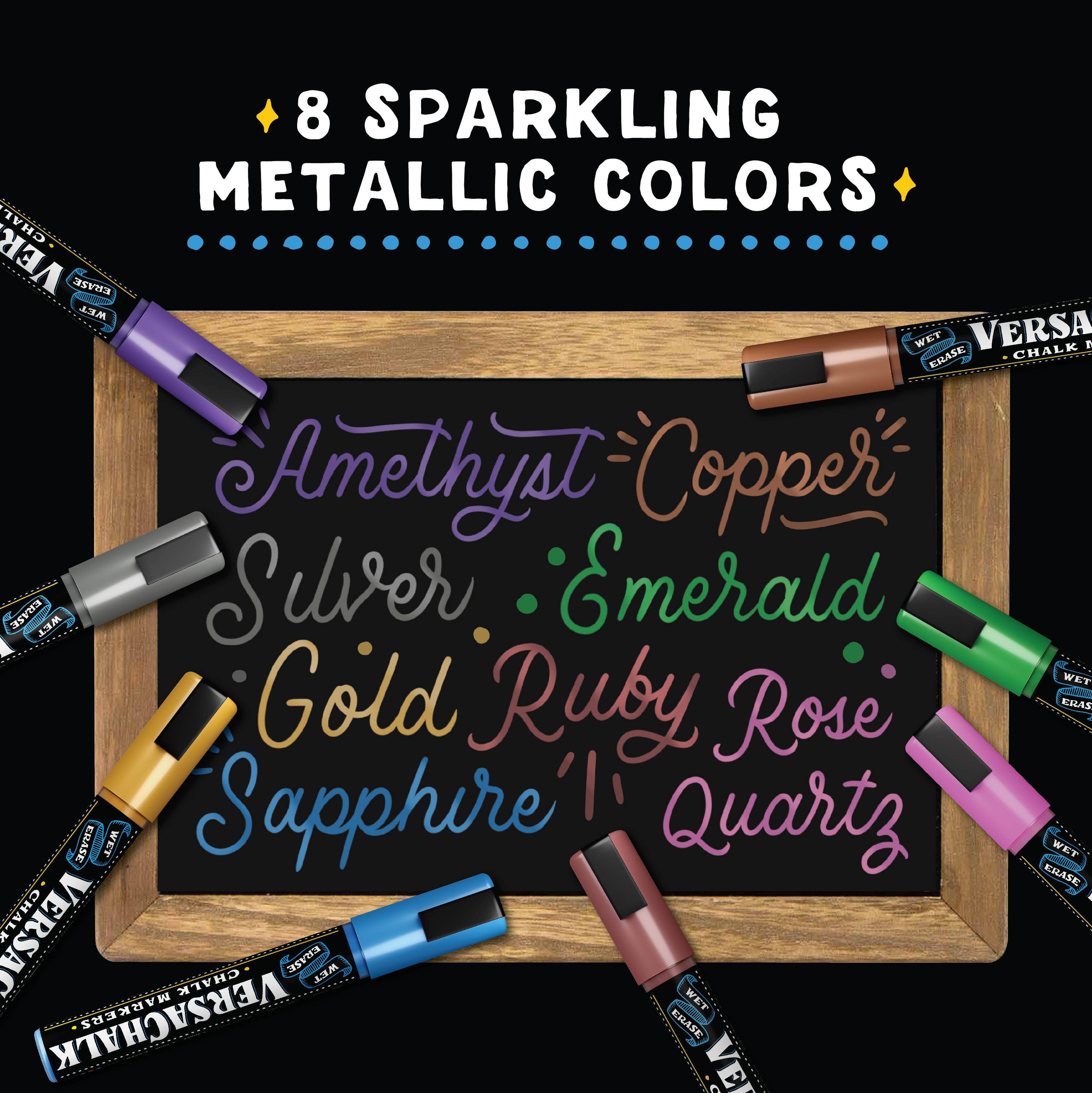 VersaChalk - Wholesale Marker - Metallic Liquid Chalk Markers6