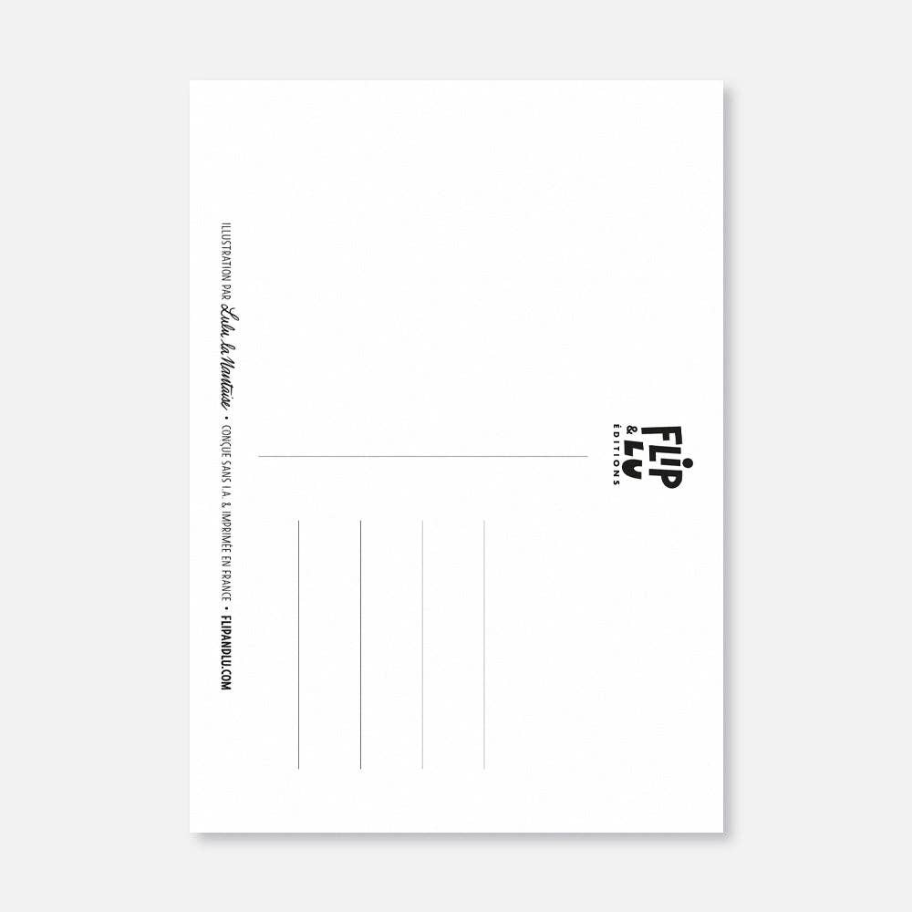 Lulu la nantaise - Wholesale Postcard - On the Straw - Postcard1