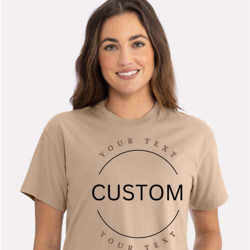 Custom Text Cropped T-Shirt for wholesale by One Nine