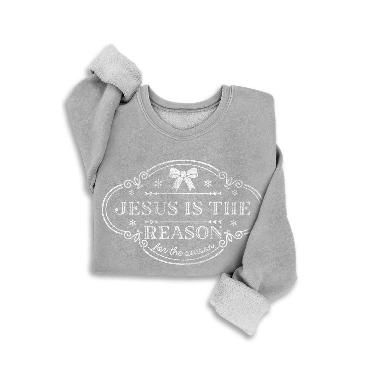 HRTandLUV - Vente Sweat-shirt – femme - JESUS EST LA RAISON SWEATSHIRTS MINÉRAUX1
