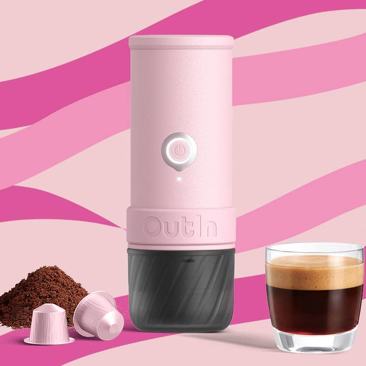 Mino Machine à Espresso Portable (Rose Clay) X BCRF pour la vente par Outin