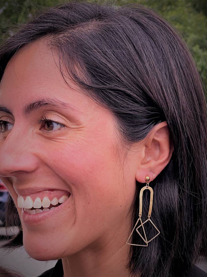Architectural Earrings for wholesale by Cora Hornby Jewelry Insights
