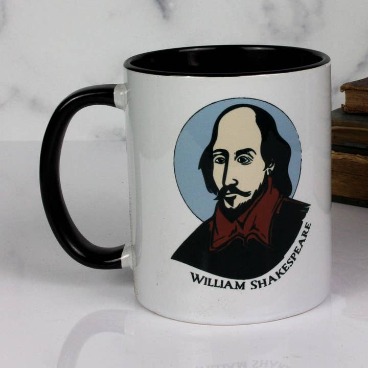 The William Shakespeare Mug for wholesale by Drinklings Coffee and Mugs