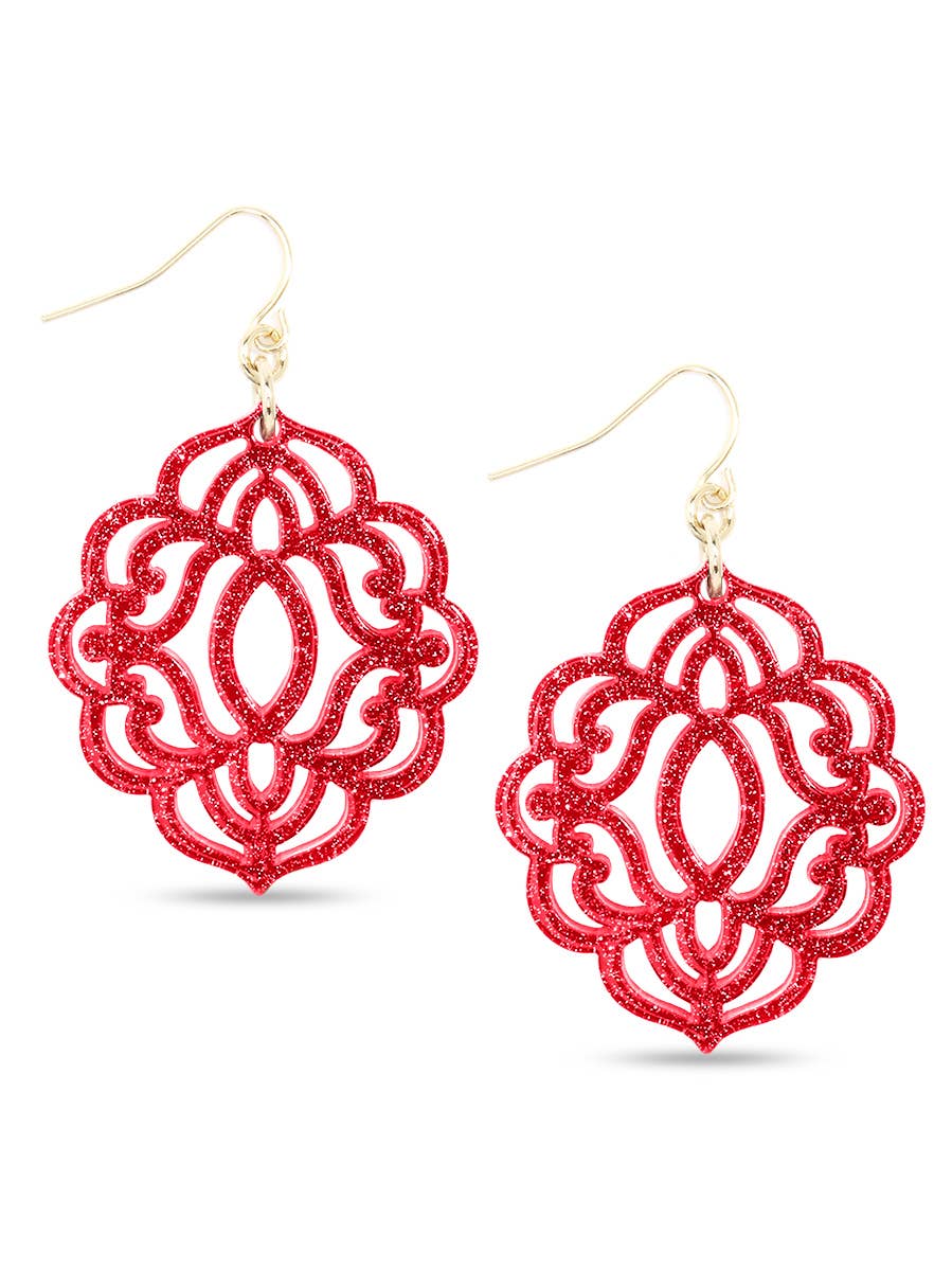 ZENZII Jewelry – Engroshandel Hængeøreringe og creoløreringe – Barok Resin Drop Øreringe11