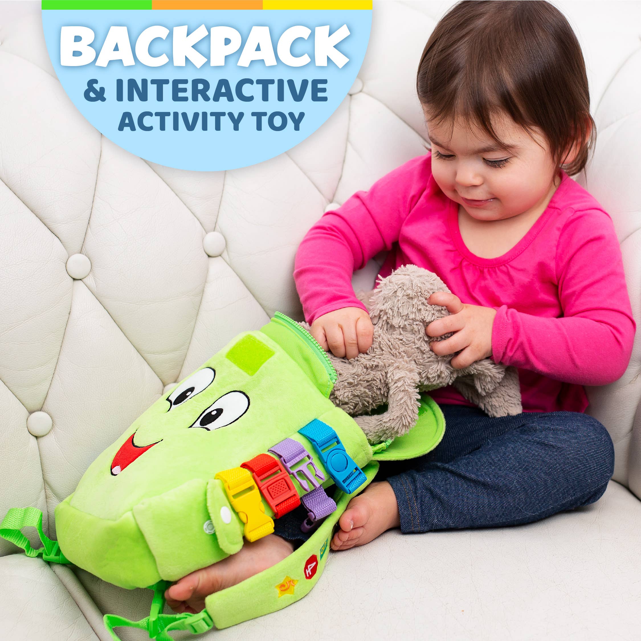 Buckle Toys - Wholesale Backpack - Kids - Buddy Backpack1