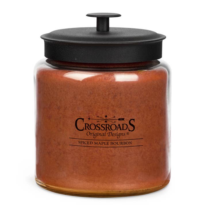 Bougie au Bourbon Épicé à l'Érable - 96 oz. pour la vente par Crossroads Original Designs