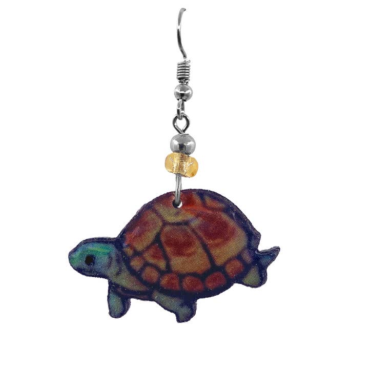 Pichincha - Wholesale Dangle Earrings - Acrylic Turtle Animal Dangle Earrings1