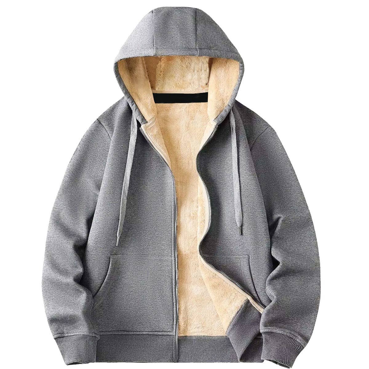 Galaxy By Harvic - Wholesale Hoodie - Men's - Men's Regular Fit Heavyweight Sherpa Fleece Lined Hoodie7