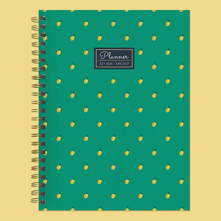 July 2026 - June 2027 Lovely Lemon Weekly Monthly Planner for wholesale by TF Publishing - Paper Goods