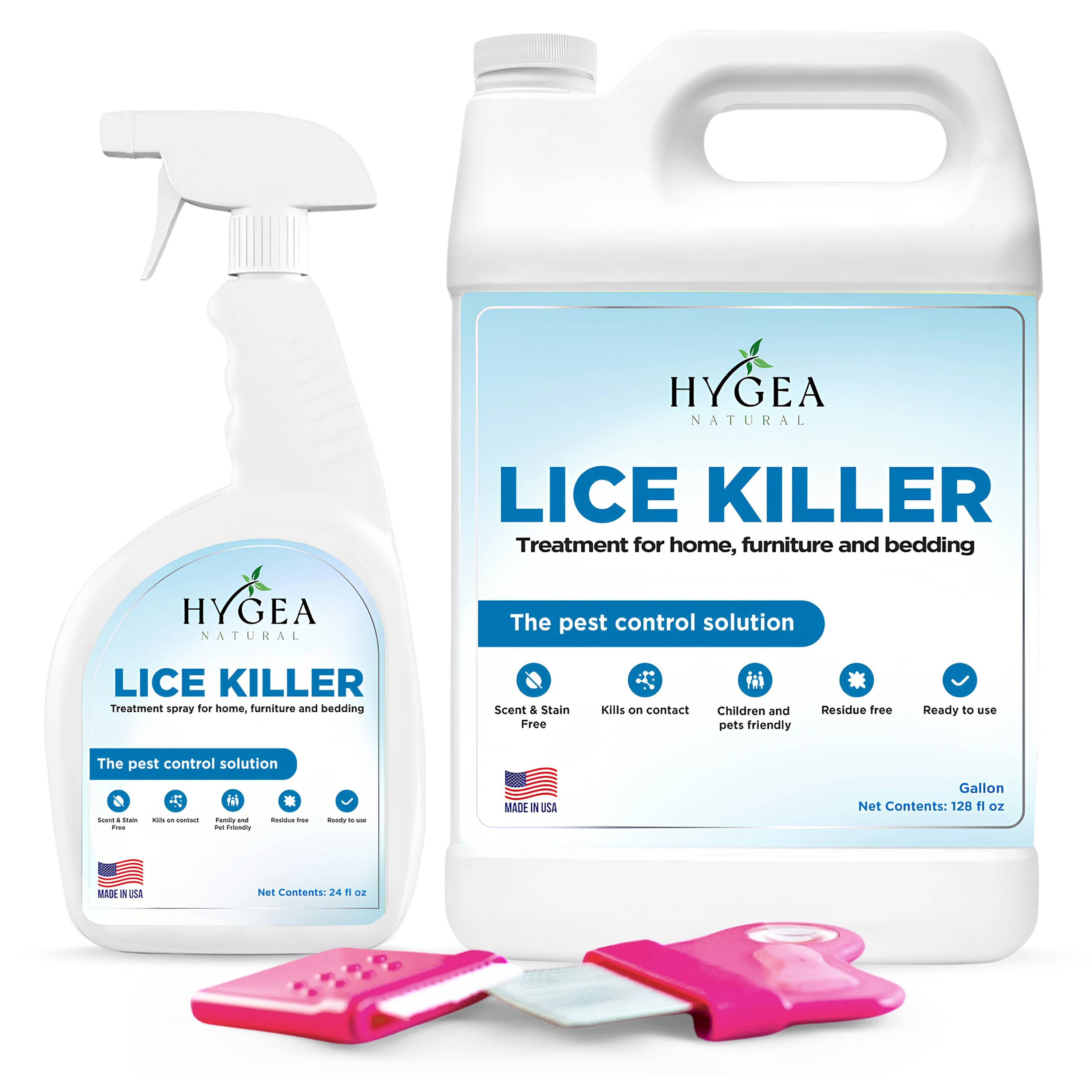 Hygea Natural - Wholesale Insect Repellent - Hygea Natural Lice Spray for Home, Furniture, Bedding9