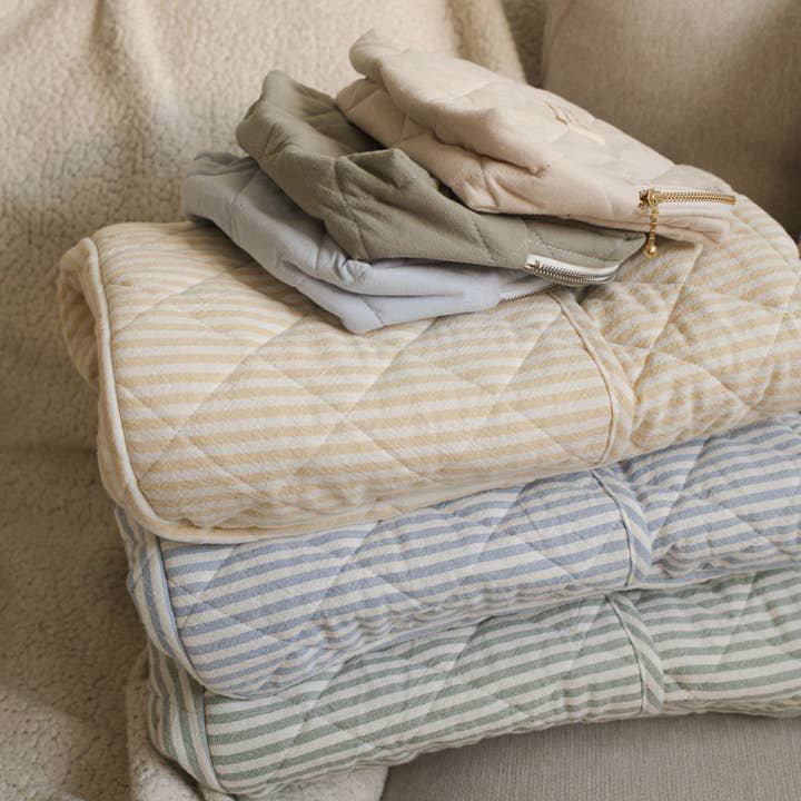 Dans le sac - Wholesale Diaper Bag - Baby - Organic cotton diaper bag - Striped collection2