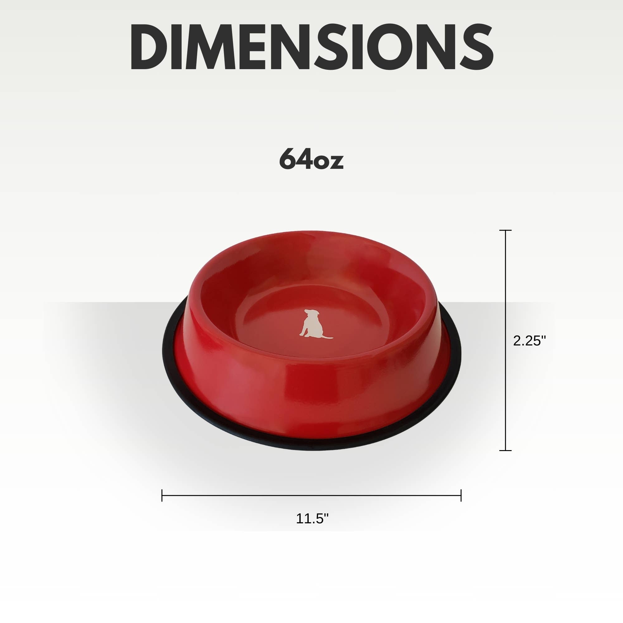 Jojo Modern Pets - Wholesale Drinkbak - Kat/Hond - Antislip hondenvoerbak van roestvrij staal met hondenprint – rood4