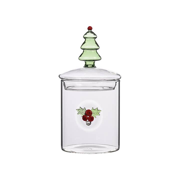 3D holly box D10 H20.5cm for wholesale by Opjet Paris