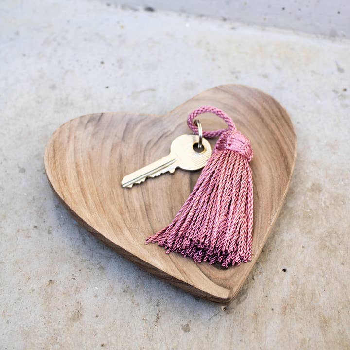 High crafty - Wholesale Decorative Plate/Dish/Bowl - Heart-Shaped Plate – Walnut Wood | Handmade in Morocco #2