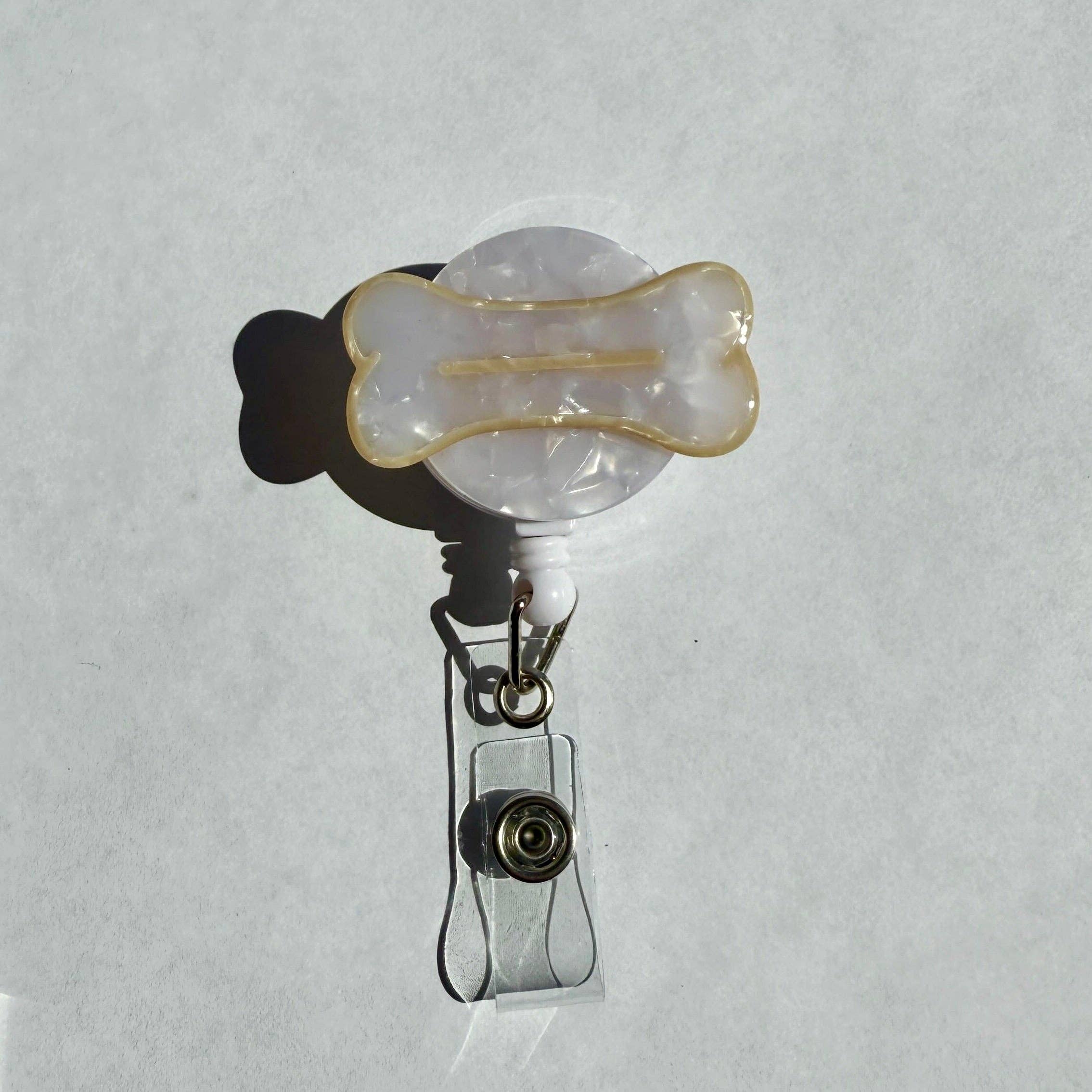 COLETTE BERNARD - Wholesale Badge Accessory - Women's - Bone Badge Reel1