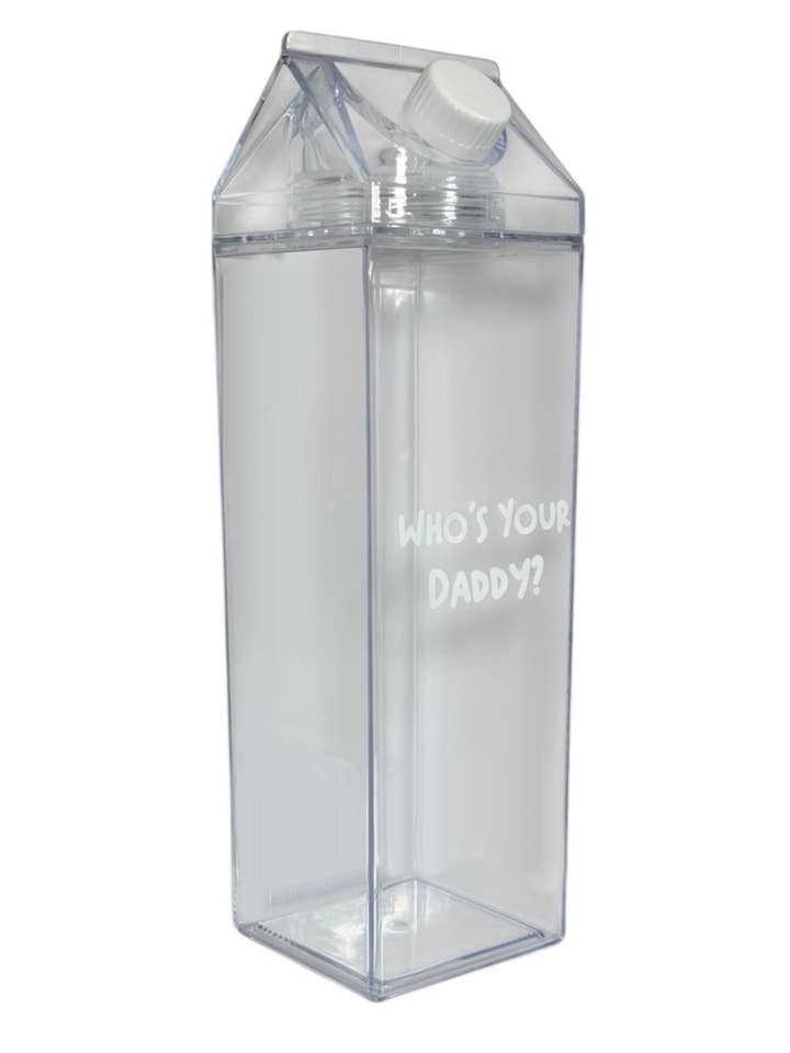 Wer ist dein Daddy Wasserflasche für den Großhandel von SoYou Clothing