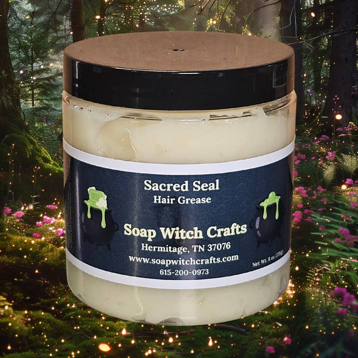 Sacred Seal Hair Grease – Apple Aroma for wholesale by Soap Witch Crafts