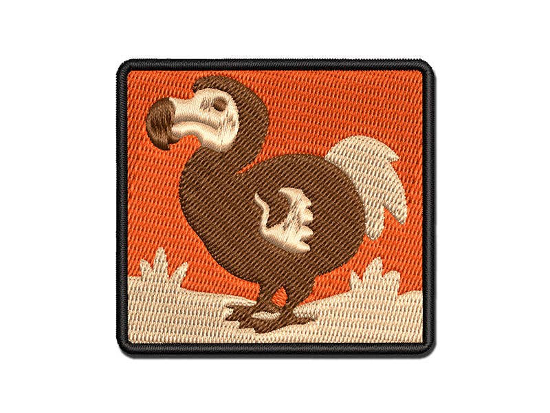 Sniggle Sloth - Wholesale Patch - Extinct Dodo Bird Multi-Color Embroidered Iron-On Patch Applique