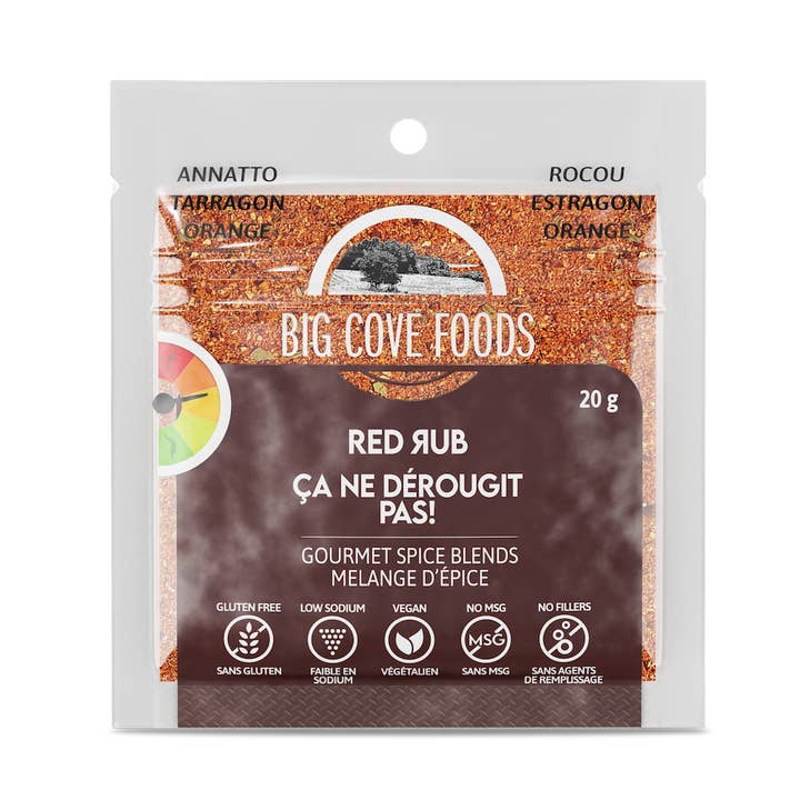 Big Cove Red Rub Spice Blend for wholesale by Big Cove Foods