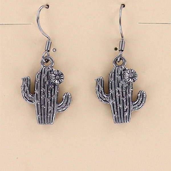 Nature Cast - Wholesale Dangle Earrings - 21158 Earring dangle Saguaro0