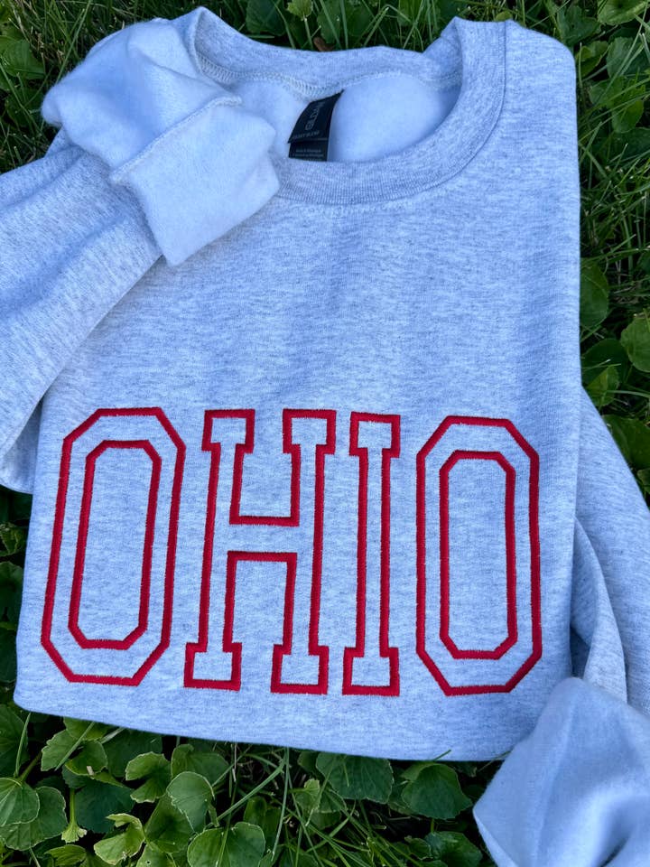 Basil & Burch - Wholesale Sweatshirt - Women's - Ohio embroidered crewneck 3