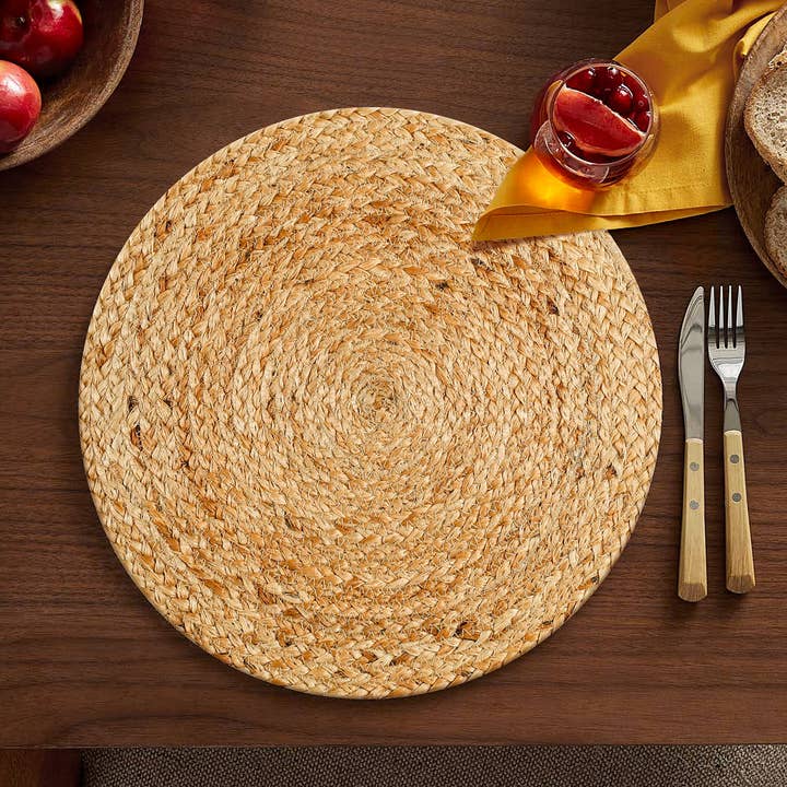 14" JUTE ROUND MAT and other Purchase Wholesale wicker placemats round. Free Returns & Net 60 Terms on Faire trending on Faire.