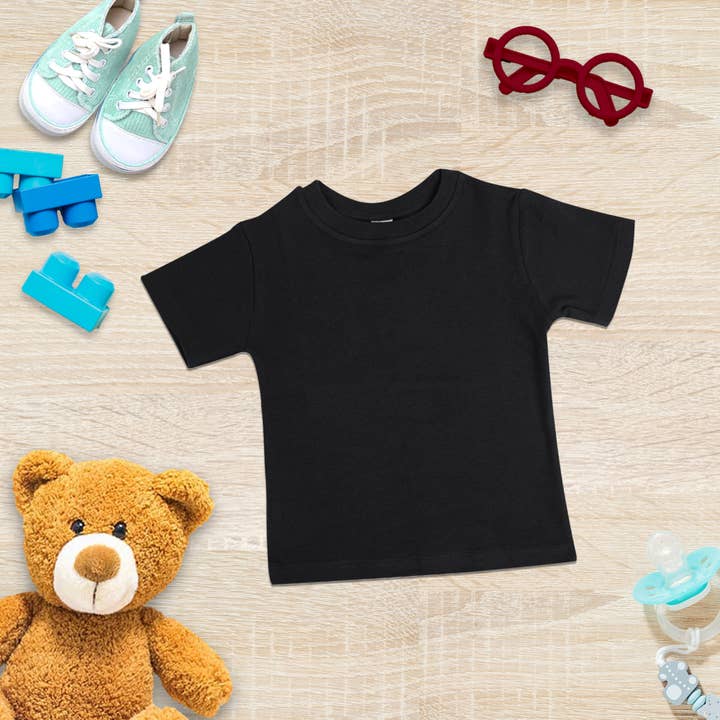 Laughing Giraffe - Wholesale T-Shirt - Baby - Infant Baby Blank Short Sleeve T-shirt 6-PACK wholesale DIY1