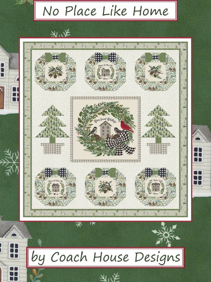 Ingen plats som hem täcke mönster för wholesale av Coach House Designs