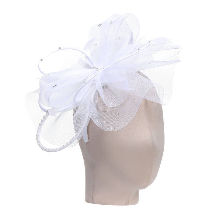 PEACH ACCESSORIES – Engroshandel Fascinatorhat - Dame – Perle og Diamante Mix Fascinators TGH0216
