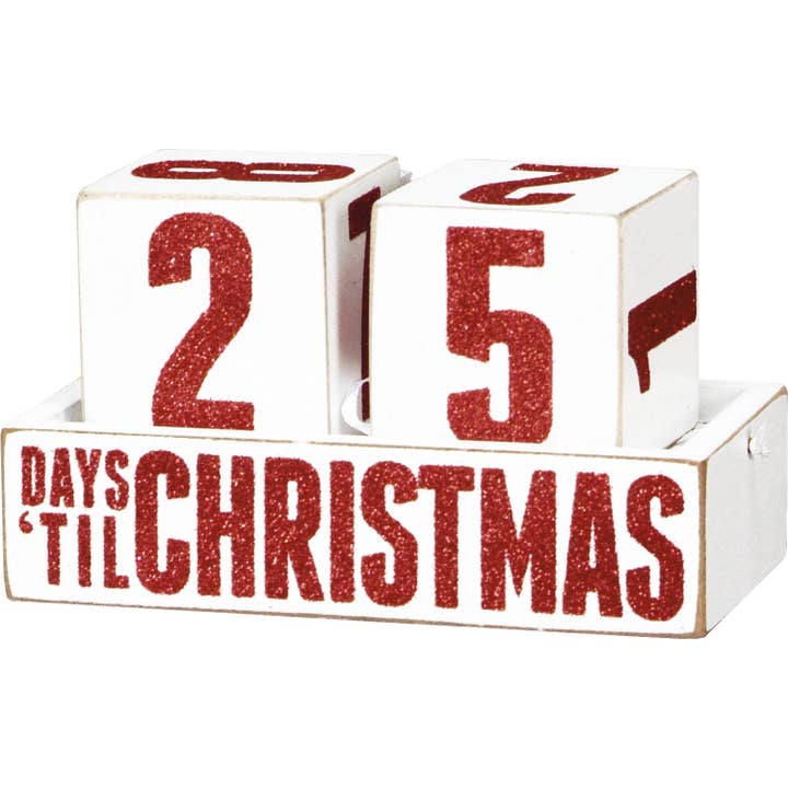 Primitives by Kathy - Wholesale Milestone Art/Keepsake - Kids & Baby - Days 'Til Block Countdown