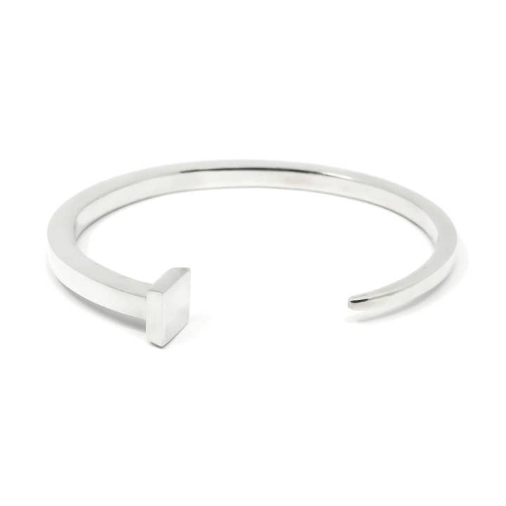 Zo stoer als spijkers manchetarmband - sterling zilver voor wholesale door Futaba Hayashi