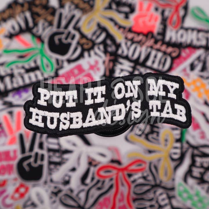 AUFKLEB ES AUF DEN TAB MEINES MANNES für den Großhandel von Heart & Sol Design